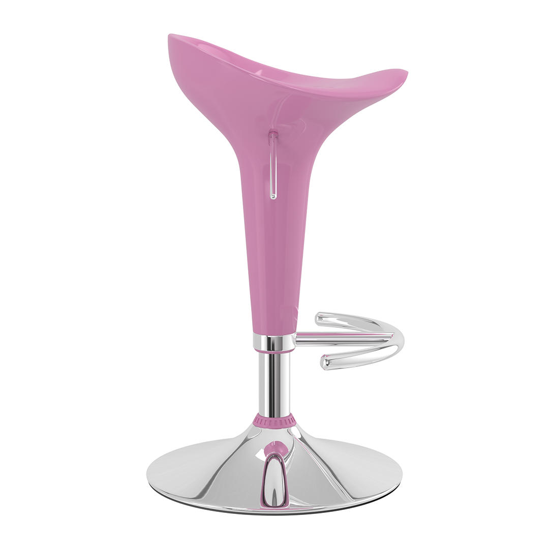 ABS Plastic Bar Stool With Chrome Base - Pentre