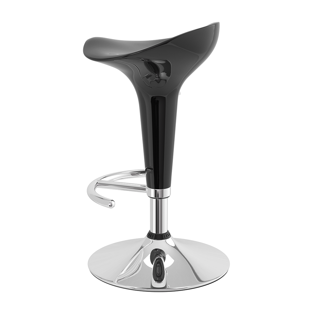 ABS Plastic Bar Stool With Chrome Base - Pentre