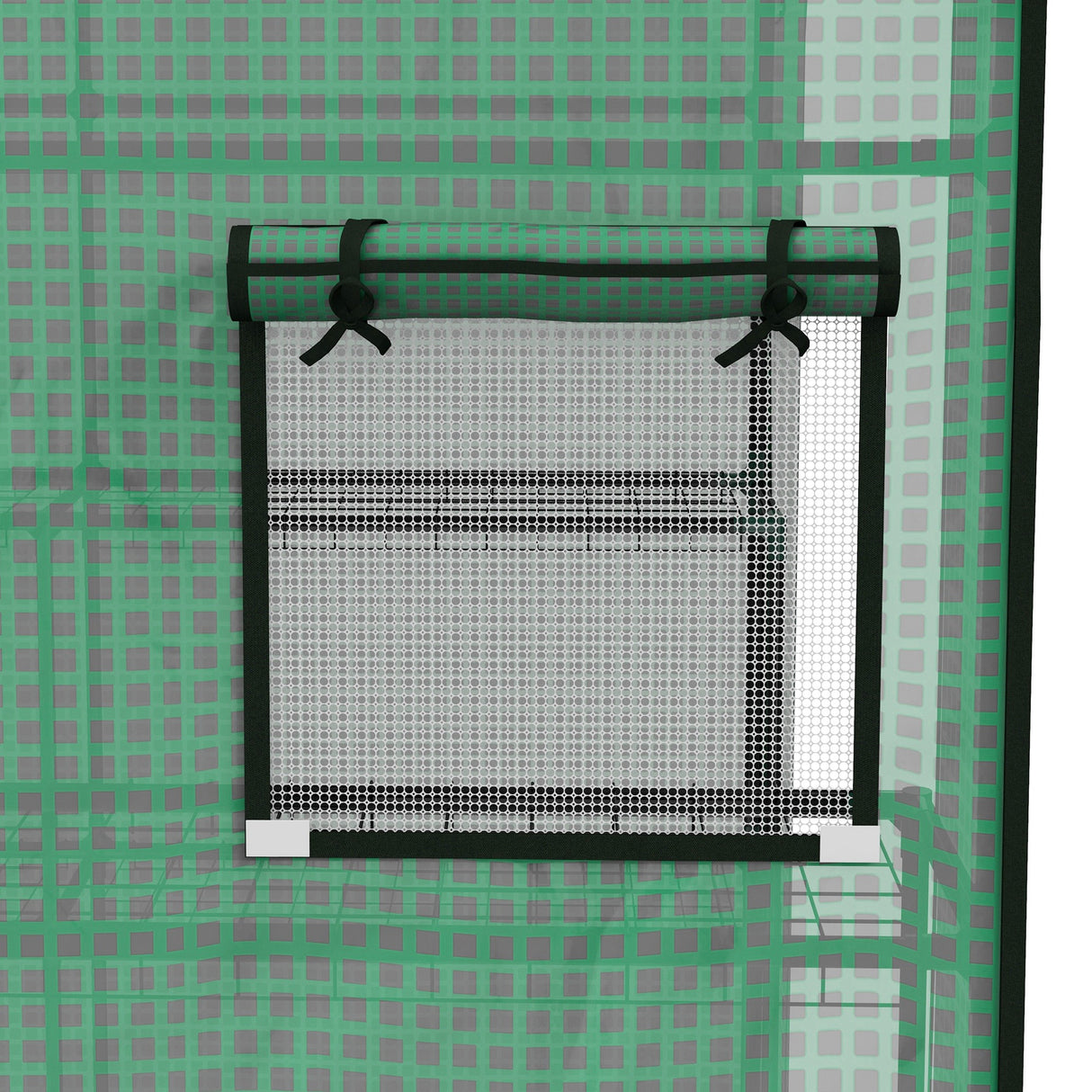 Alloy Steel Frame Garden Greenhouse 140cm Wide x 143cm Depth - Velmora
