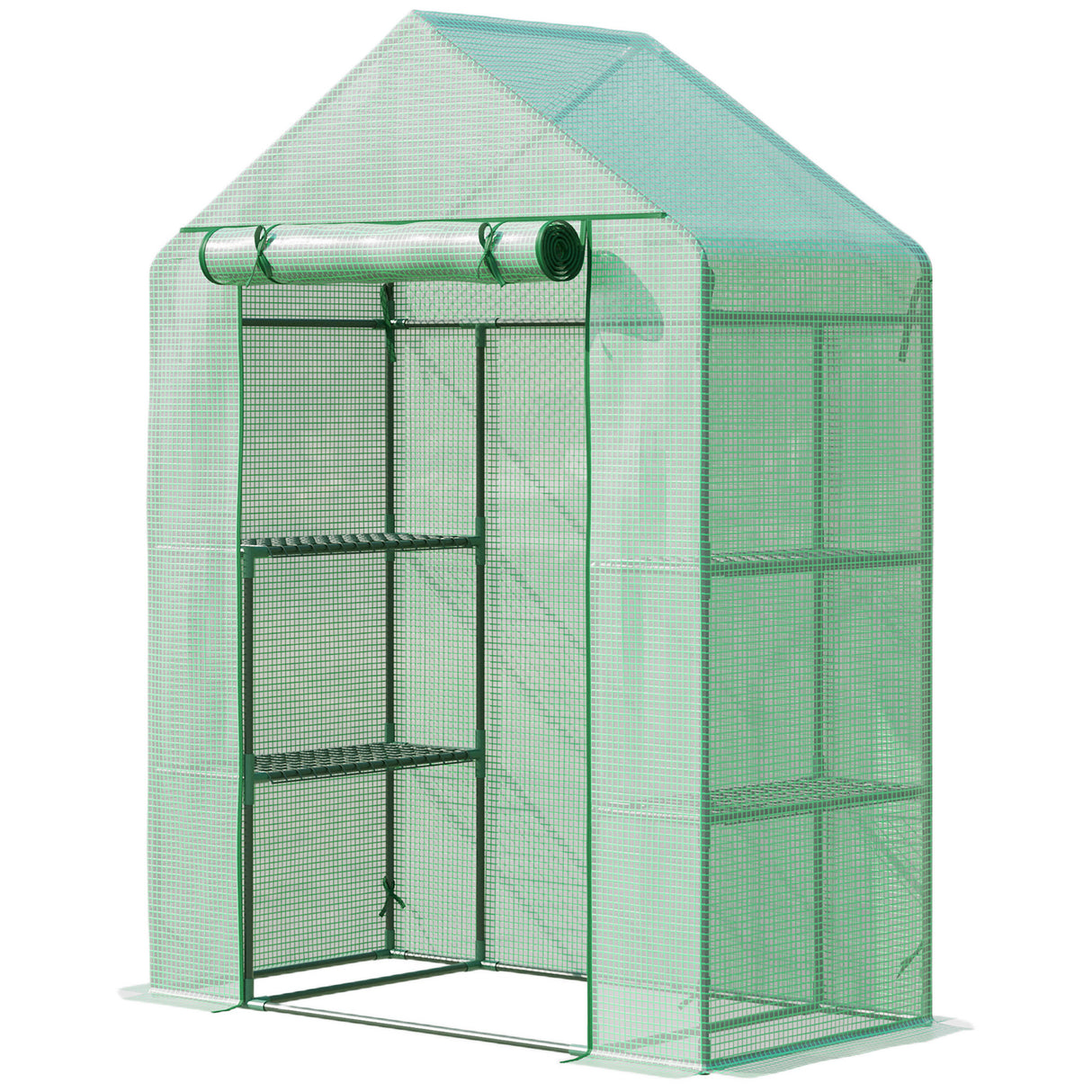 Alloy Steel Frame Garden Greenhouse 141cm Wide x 72cm Depth - Velmora