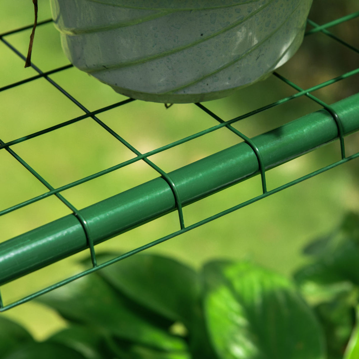 Alloy Steel Frame Garden Greenhouse 143cm Wide x 143cm Depth - Velmora