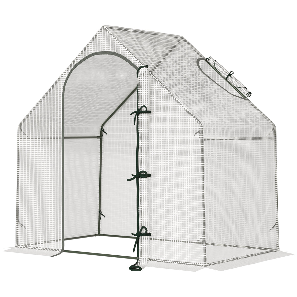 Alloy Steel Frame Garden Tomato Greenhouse 180cm Wide - Velmora