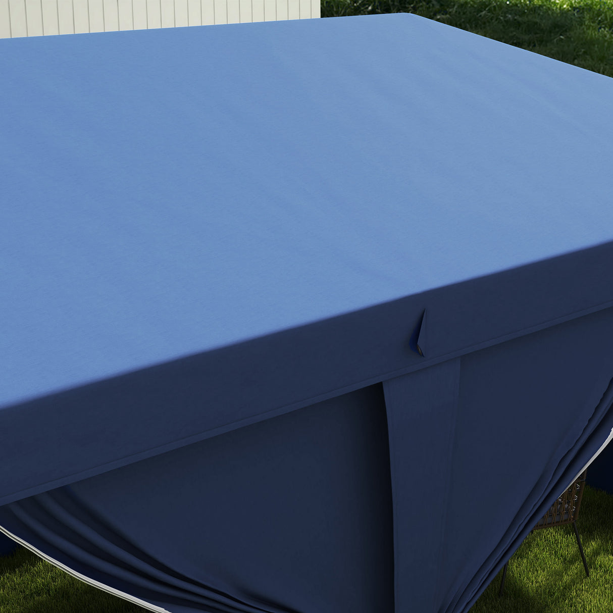 Alloy Steel Pop Up Gazebo Canopy 400cm Width x 300cm Depth With Curtain Walls - Velmora