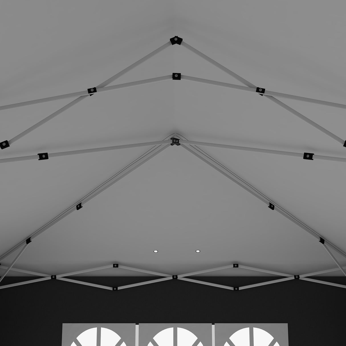 Alloy Steel Pop Up Gazebo Canopy 400cm Width x 300cm Depth With Curtain Walls - Velmora