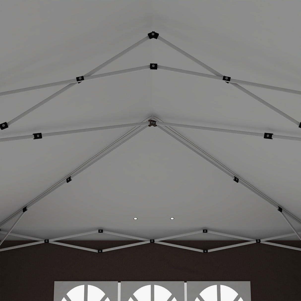 Alloy Steel Pop Up Gazebo Canopy 400cm Width x 300cm Depth With Curtain Walls - Velmora