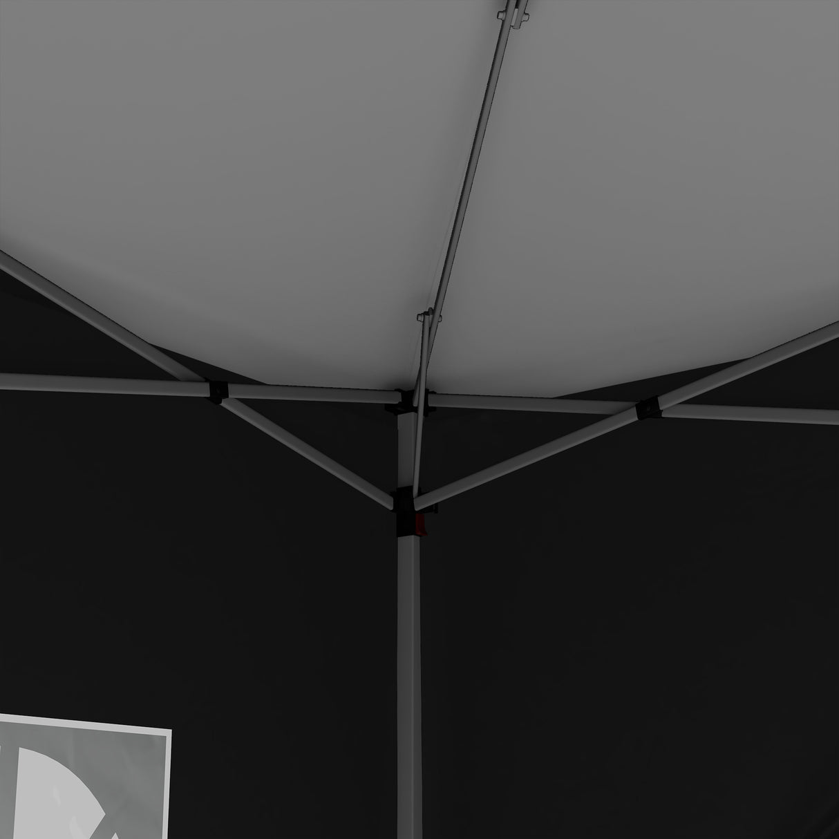 Alloy Steel Pop Up Gazebo With Curtain Walls 295cm Width x 295cm Depth - Velmora