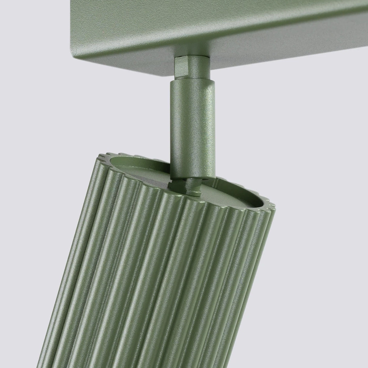 Aluminium Ceiling Light With 2 Karbon Lamps - Deep Space