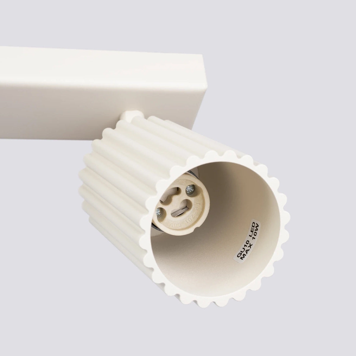 Aluminium Ceiling Light With 3 Karbon Lamps - Deep Space