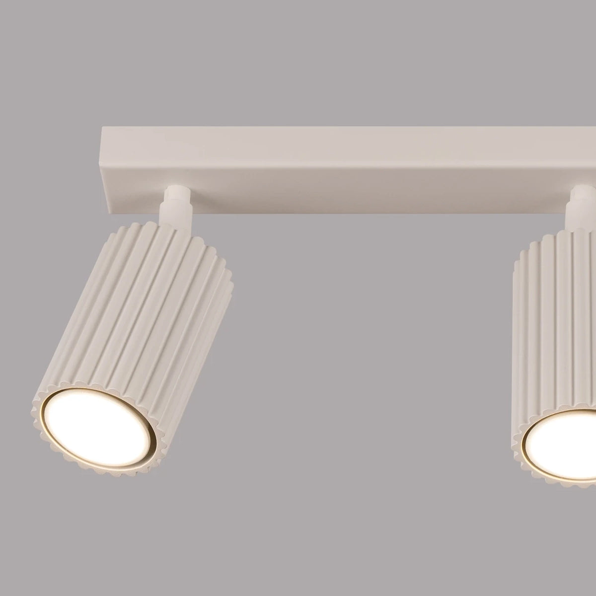 Aluminium Ceiling Light With 3 Karbon Lamps - Deep Space