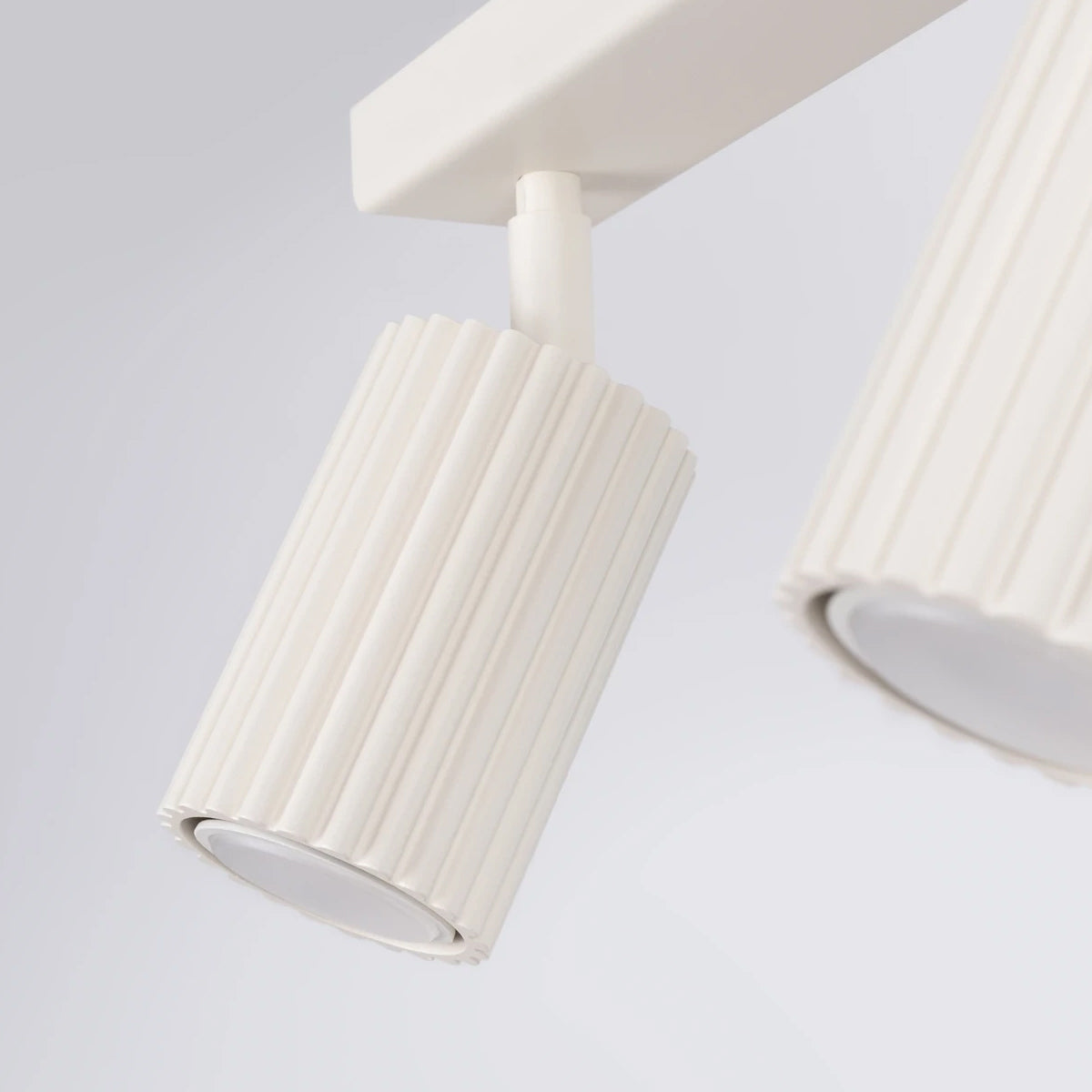 Aluminium Ceiling Light With 3 Karbon Lamps - Deep Space