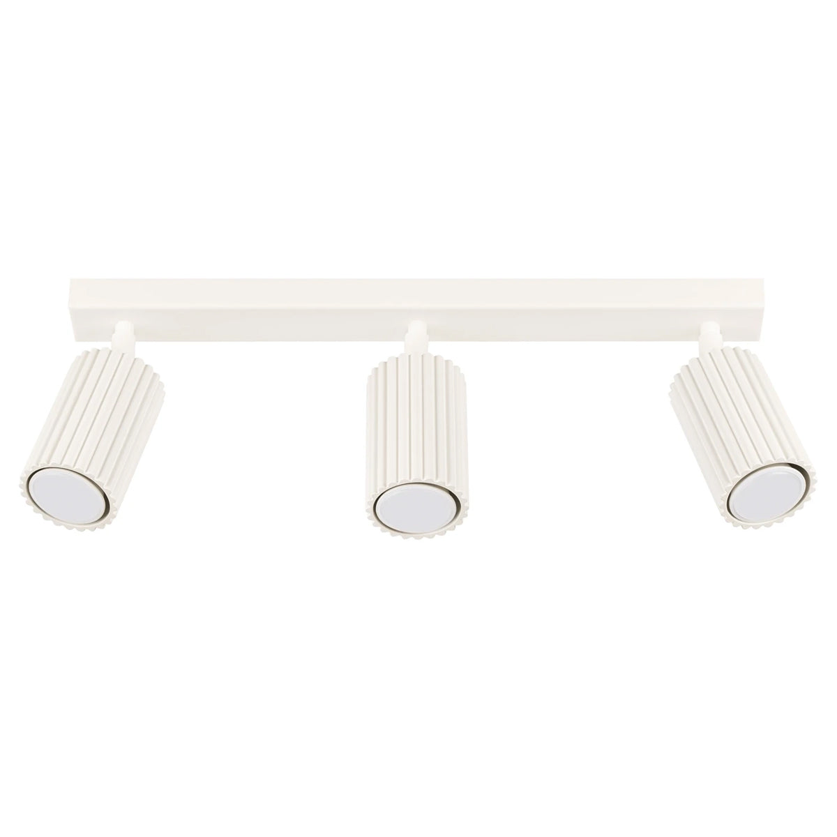 Aluminium Ceiling Light With 3 Karbon Lamps - Deep Space