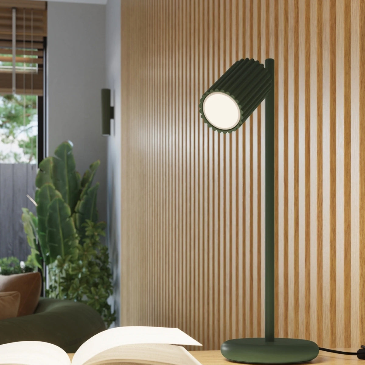 Aluminium Ceiling Light With 3 Karbon Lamps - Deep Space