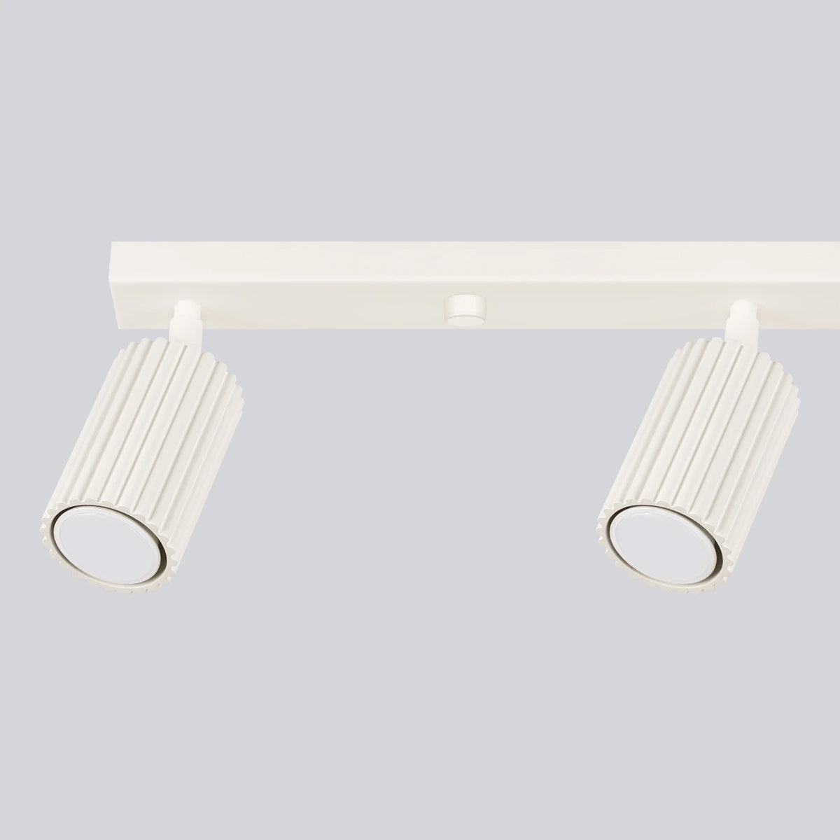 Aluminium Ceiling Light With 4 Karbon Lamps - Deep Space