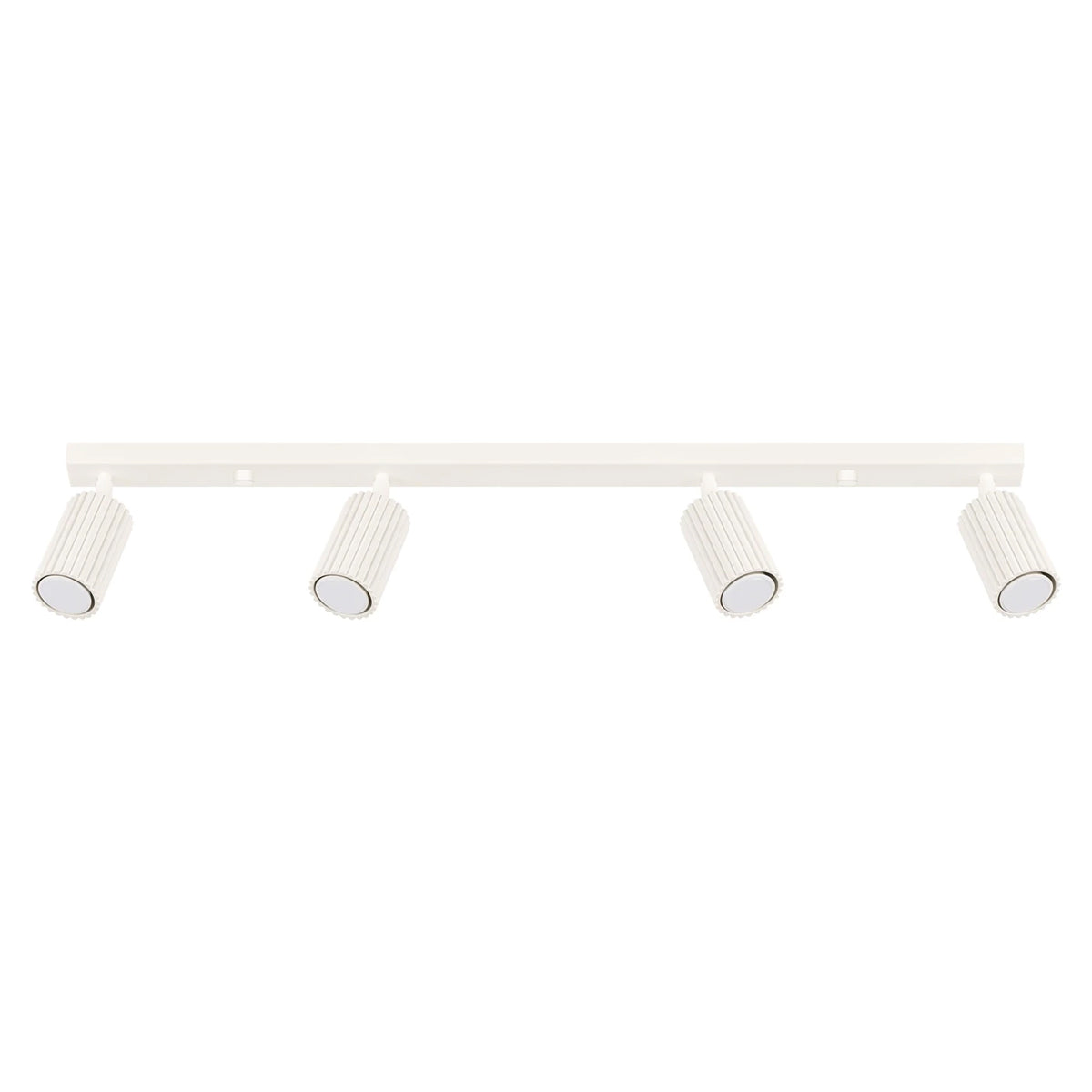 Aluminium Ceiling Light With 4 Karbon Lamps - Deep Space