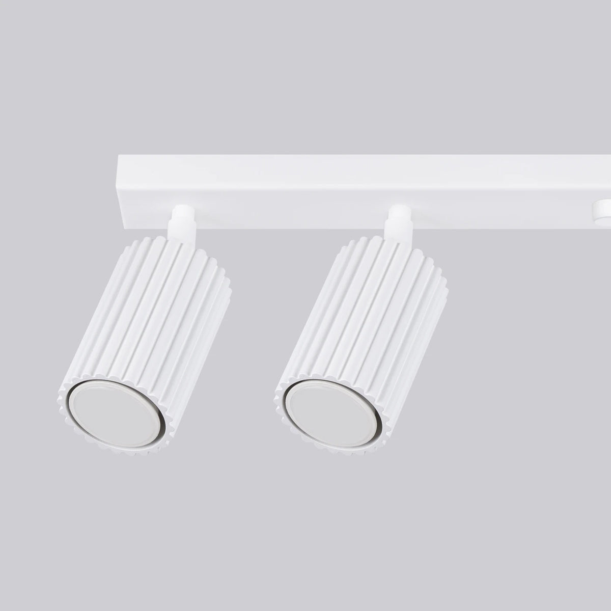 Aluminium Ceiling Light With 6 Karbon Lamps - Deep Space