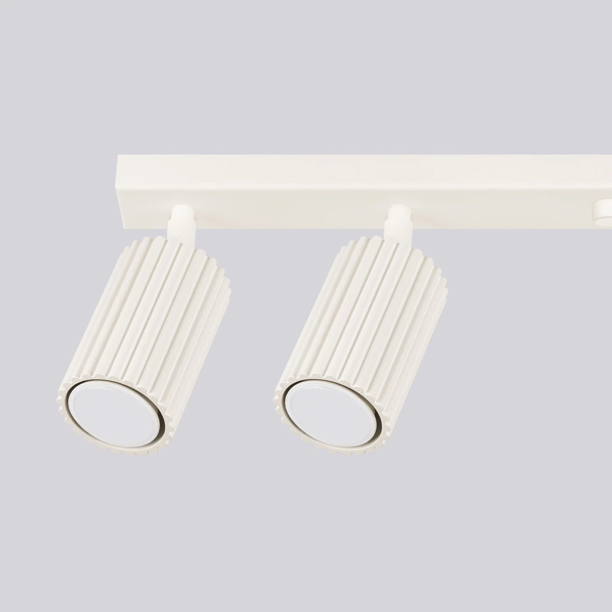 Aluminium Ceiling Light With 6 Karbon Lamps - Deep Space