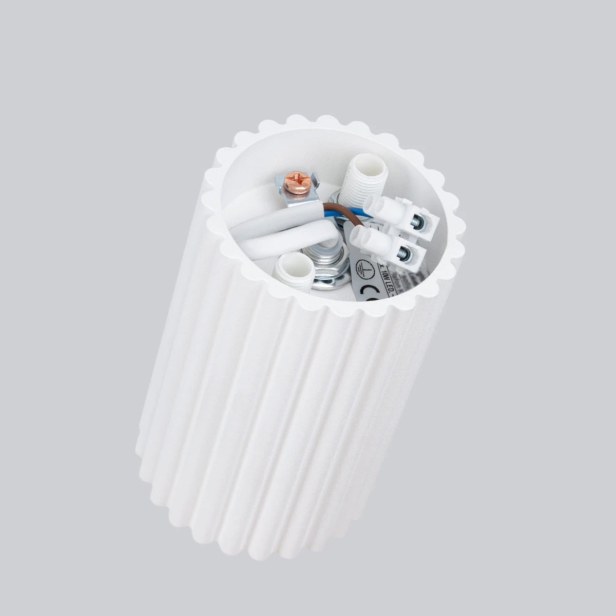 Aluminium Ceiling Light With Karbon Lamp - Deep Space