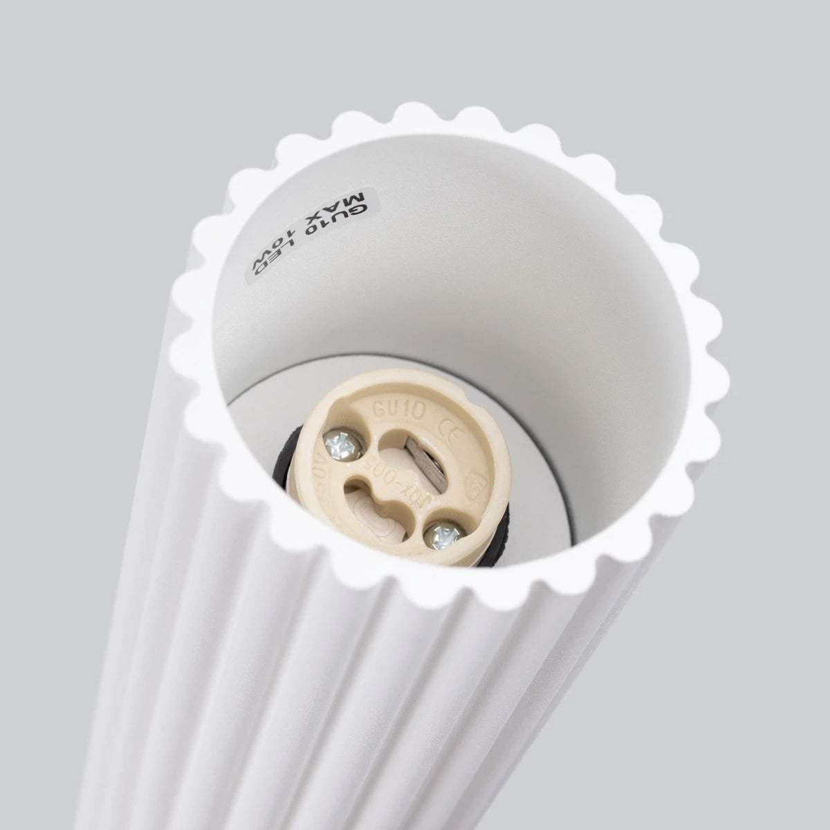 Aluminium Ceiling Light With Karbon Lamp - Deep Space