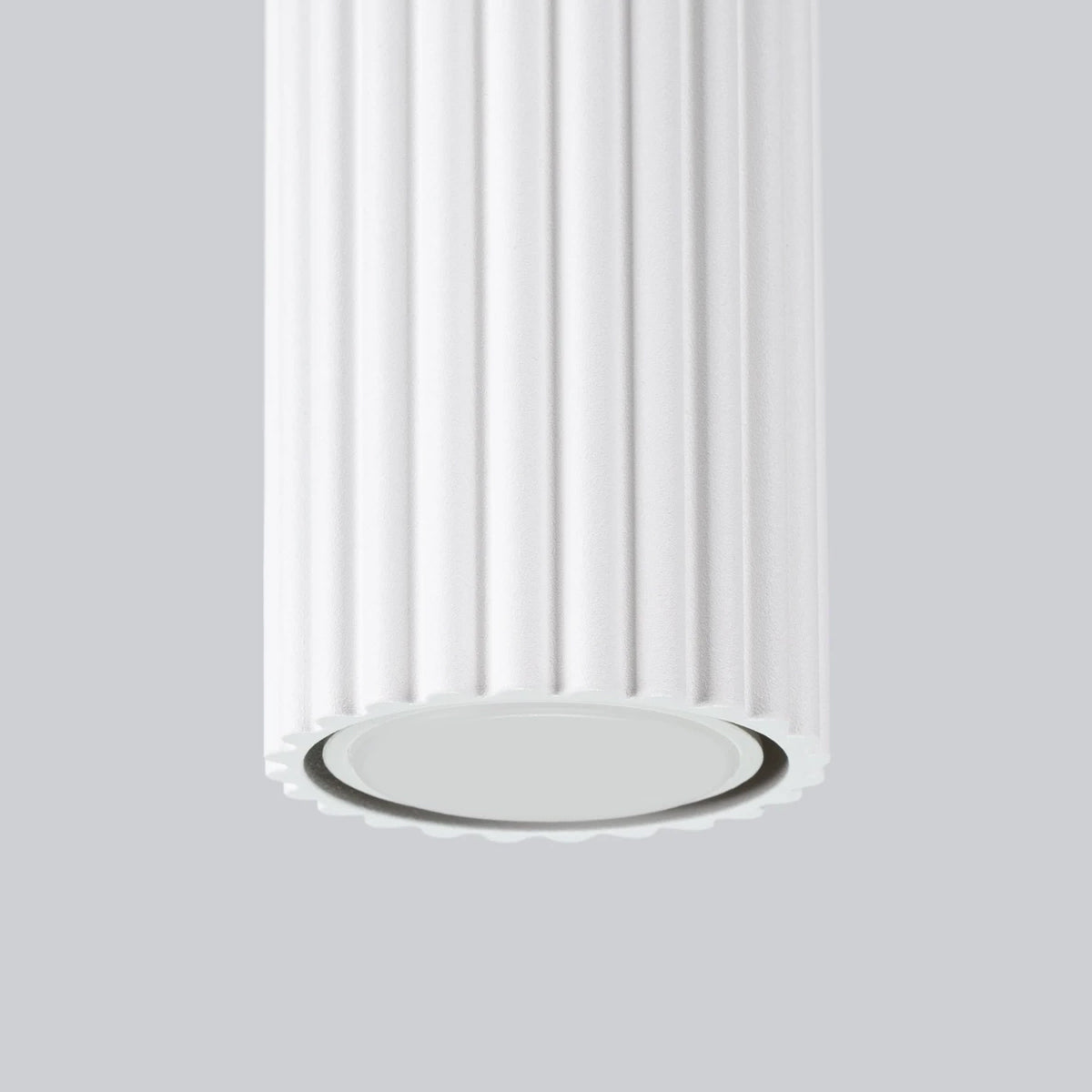 Aluminium Ceiling Light With Karbon Lamp - Deep Space