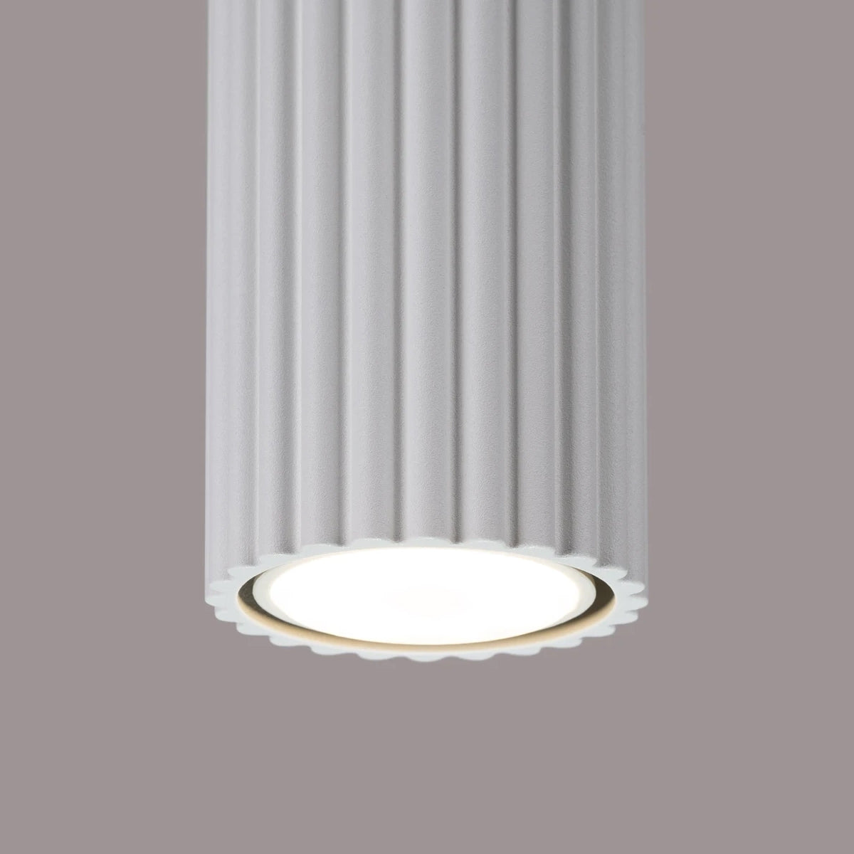 Aluminium Ceiling Light With Karbon Lamp - Deep Space