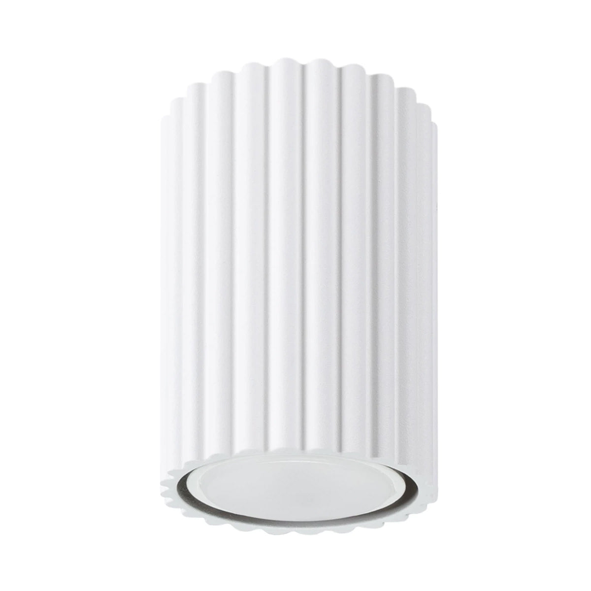 Aluminium Ceiling Light With Karbon Lamp - Deep Space