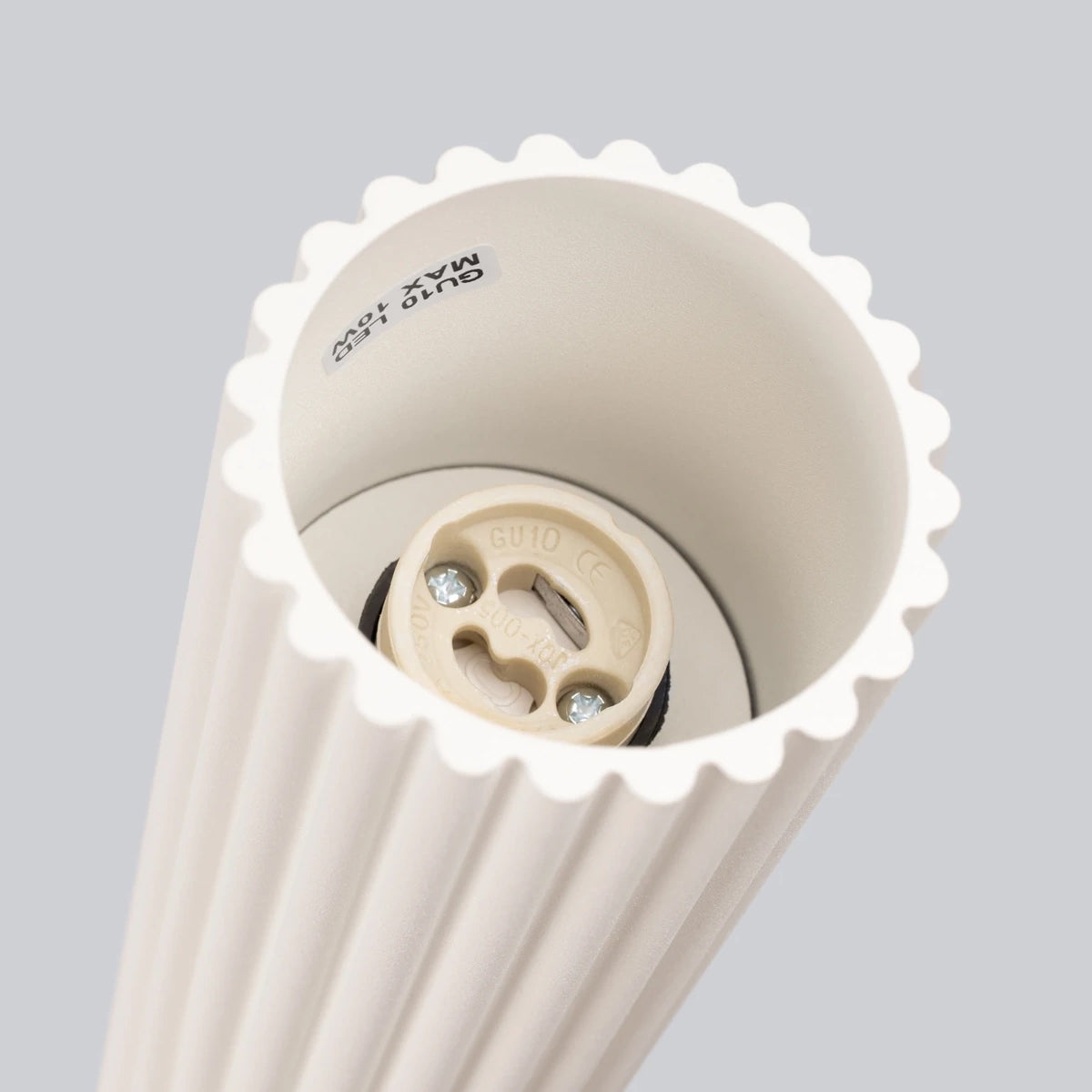 Aluminium Ceiling Light With Karbon Lamp - Deep Space