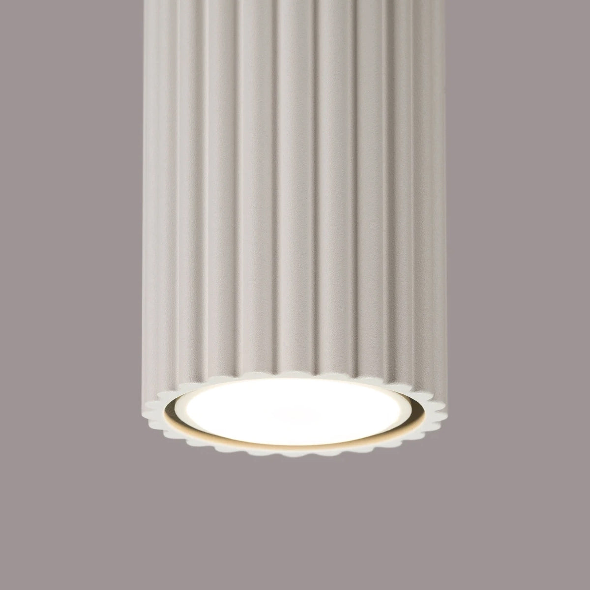 Aluminium Ceiling Light With Karbon Lamp - Deep Space