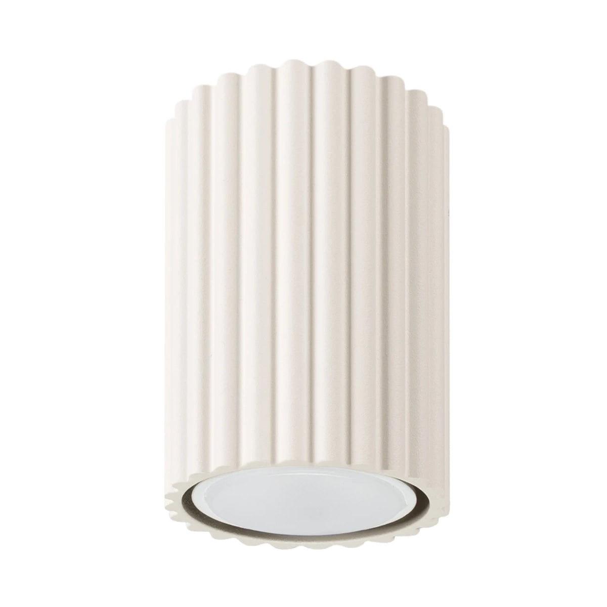 Aluminium Ceiling Light With Karbon Lamp - Deep Space