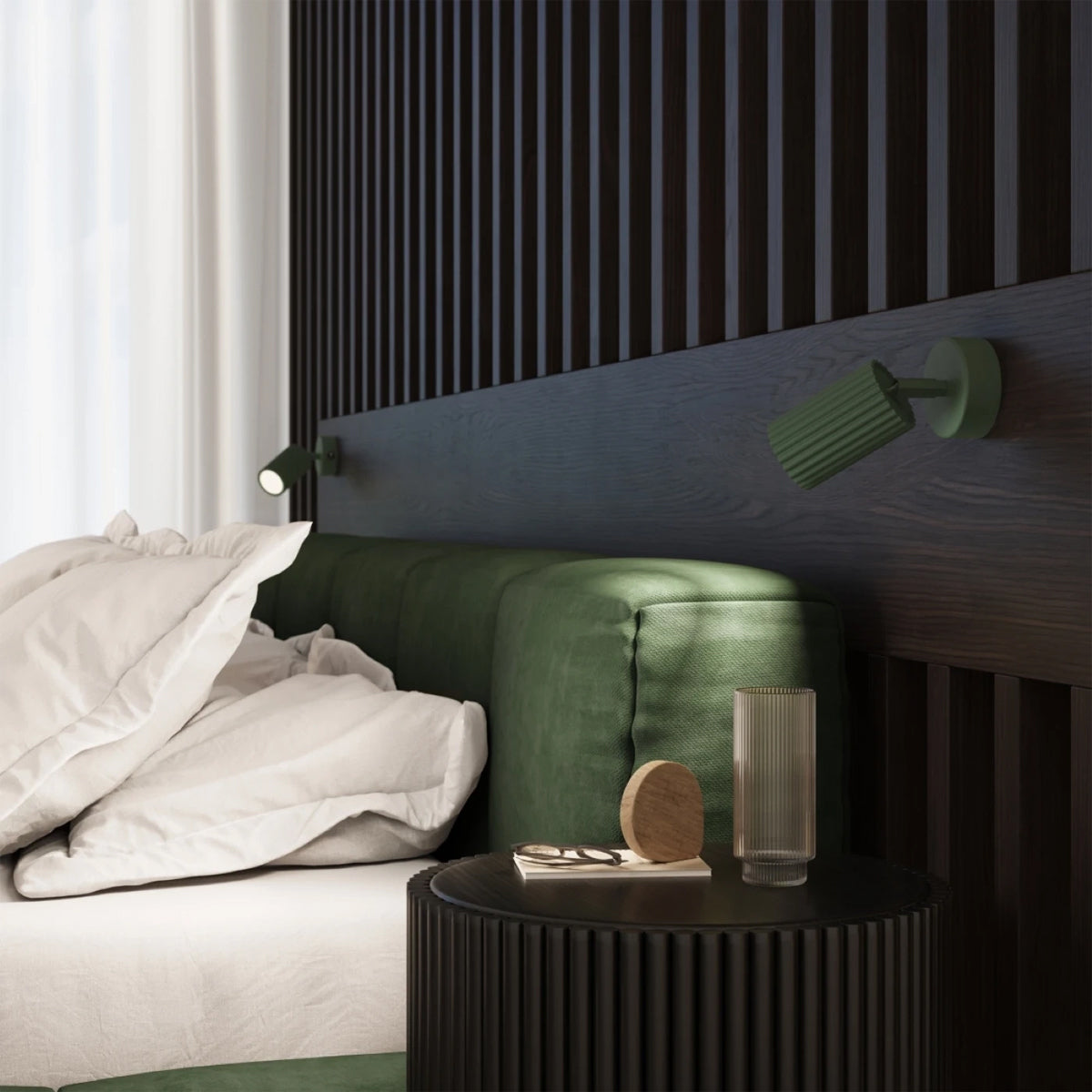 Aluminium Ceiling Light With Karbon Lamp - Deep Space