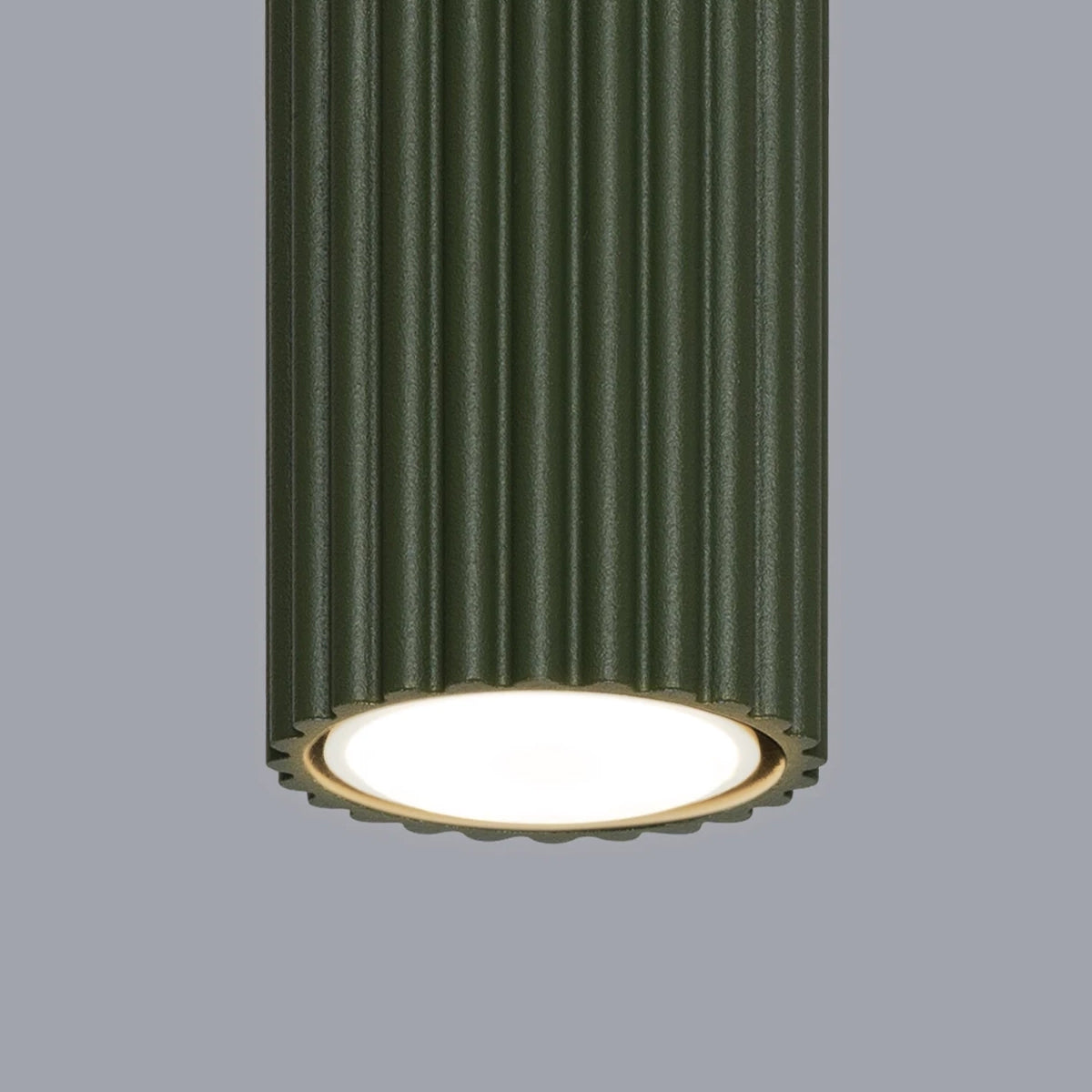 Aluminium Ceiling Light With Karbon Lamp - Deep Space