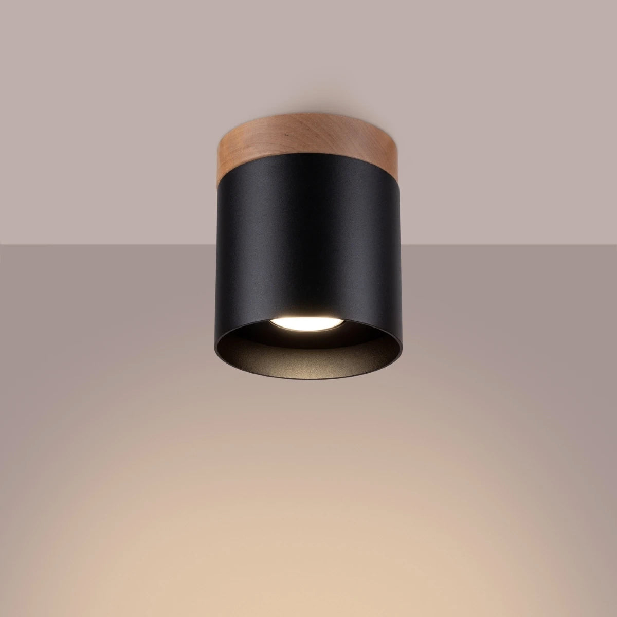 Aluminium Ceiling Light With RIF Lamp - Peach Puff