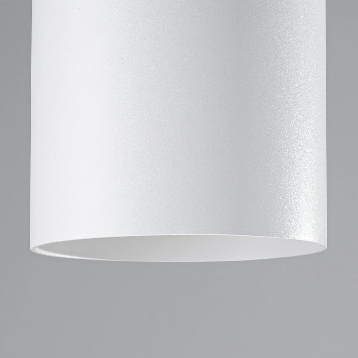 Aluminium Ceiling Light Round With Mika Lamp - Deep Space