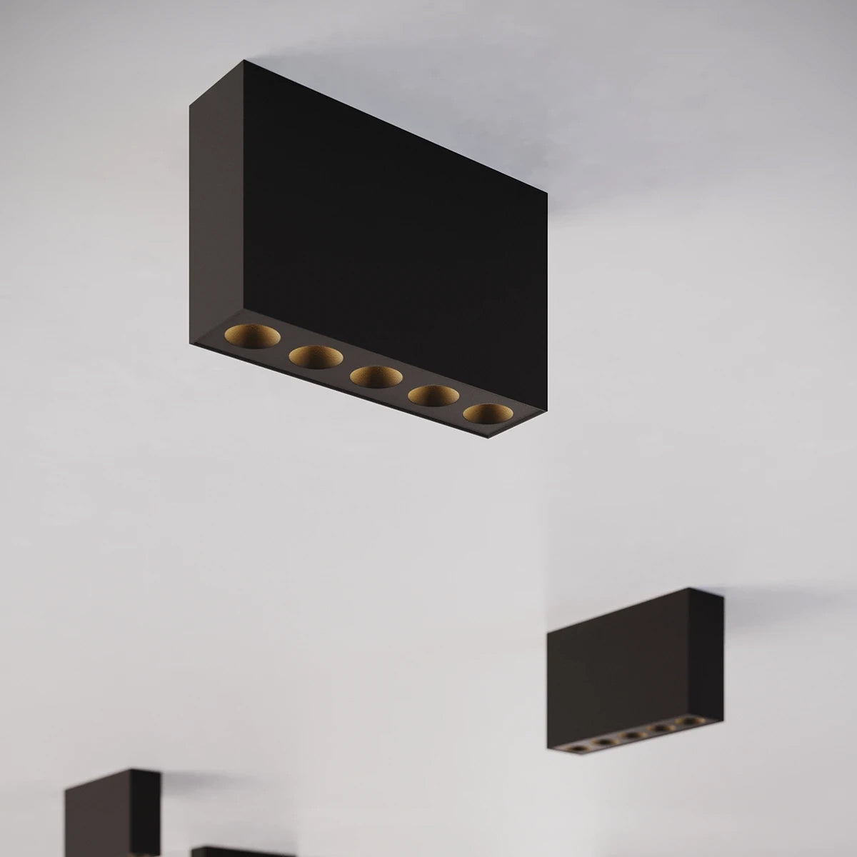 Aluminium Ceiling Light With Sole LED Light - Deep Space