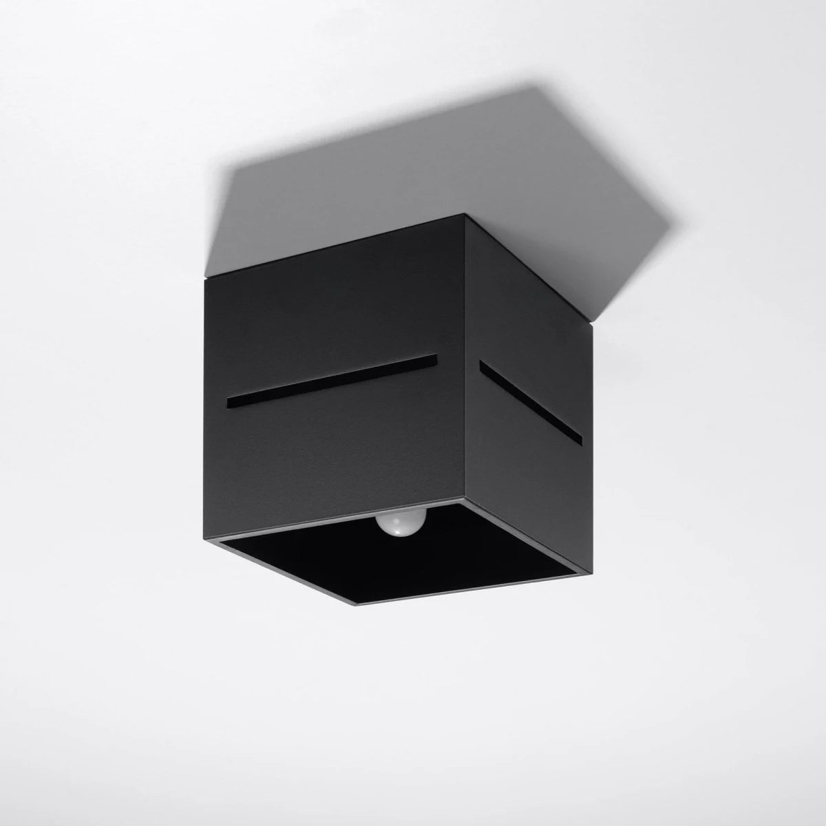 Aluminium Ceiling Light Square With Lobo Lamp - Deep Space