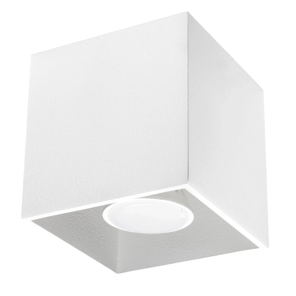 Aluminium Ceiling Light Square With Quad Lamp - Deep Space
