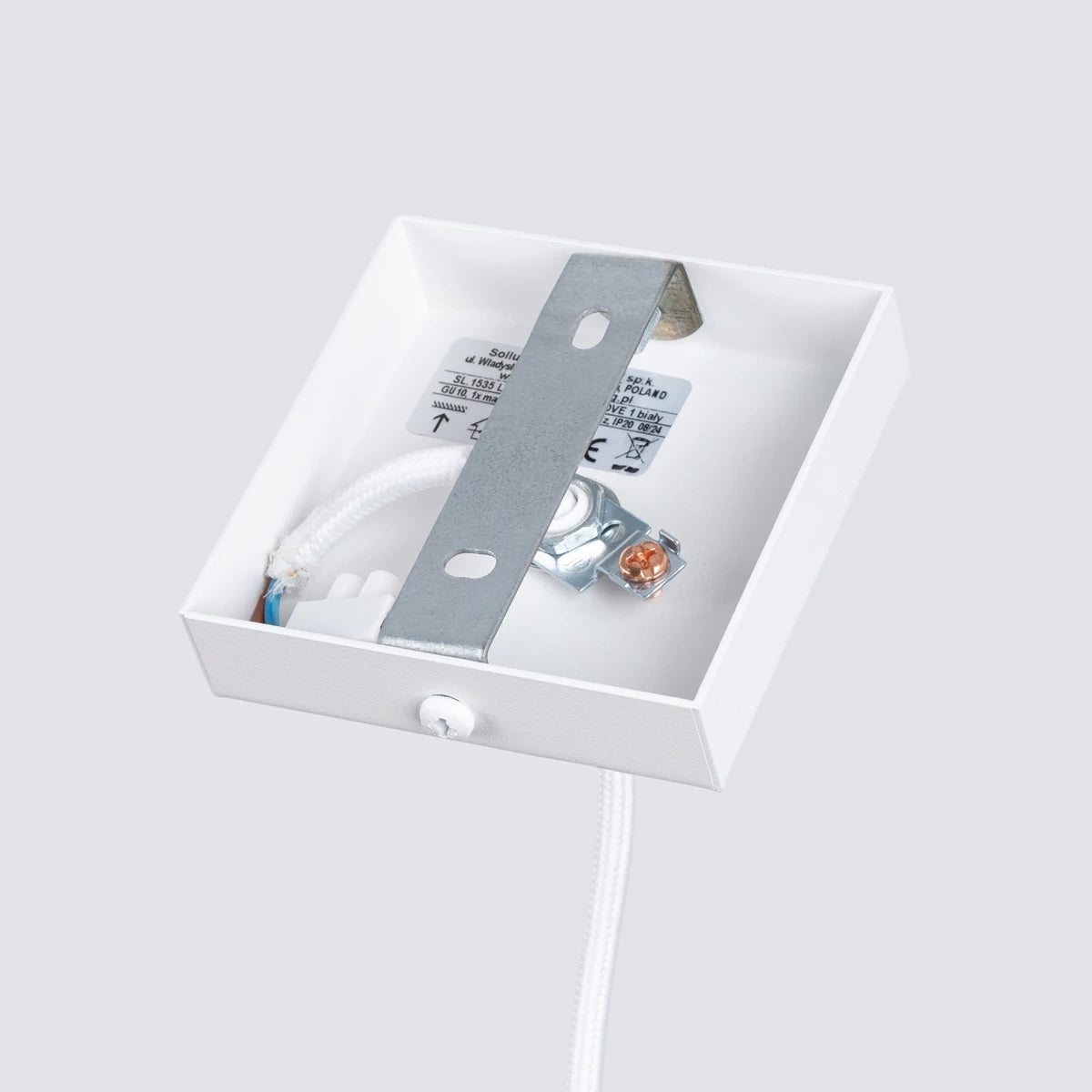 Aluminium Pendant Light With Karbon 1 Lamp - Deep Space