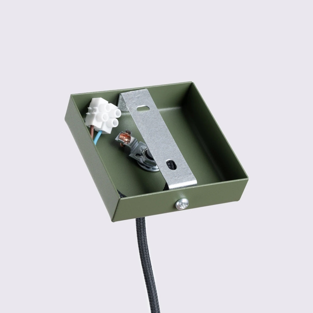 Aluminium Pendant Light With Karbon 1 Lamp - Deep Space