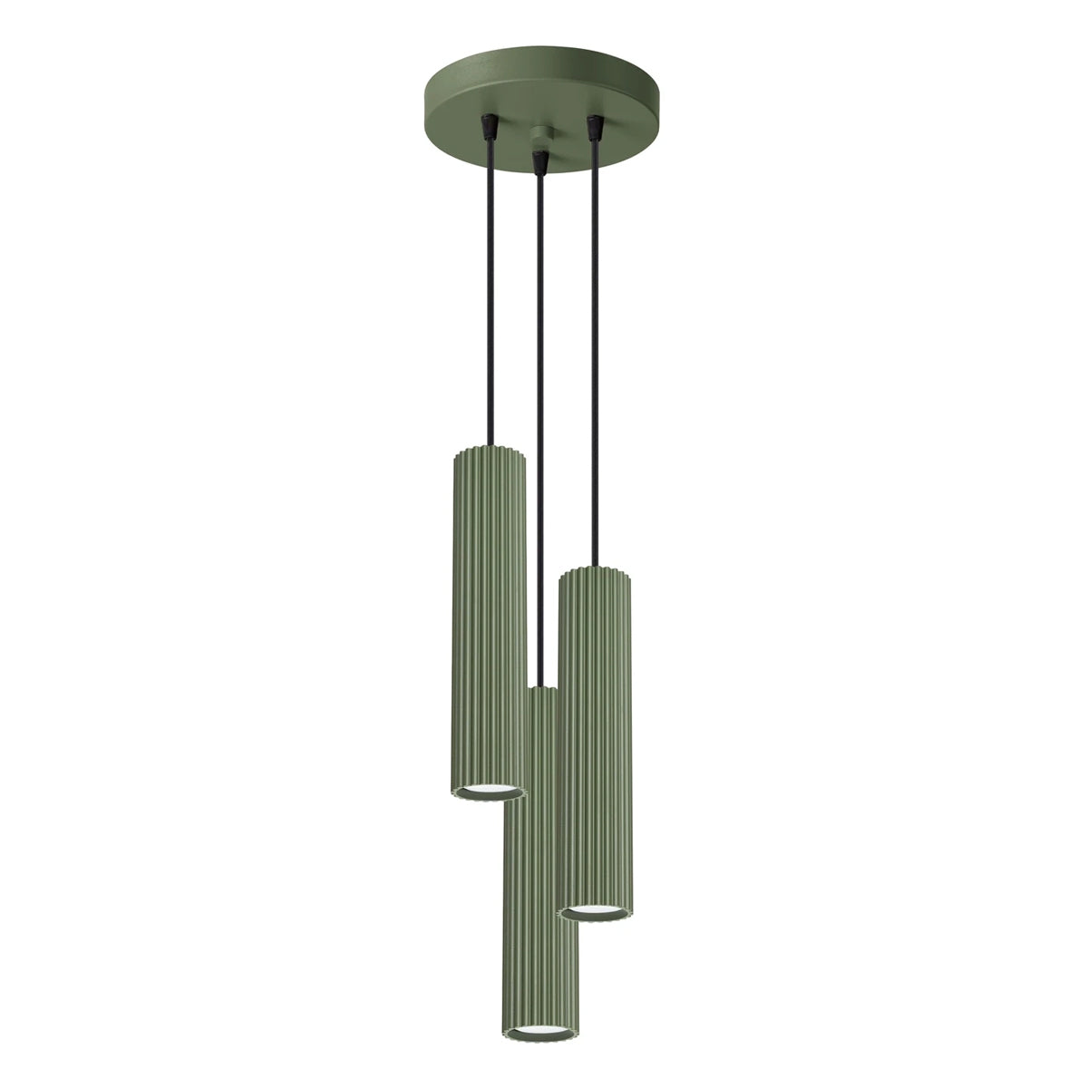 Aluminium Pendant Light With Karbon 3P Lamp - Deep Space