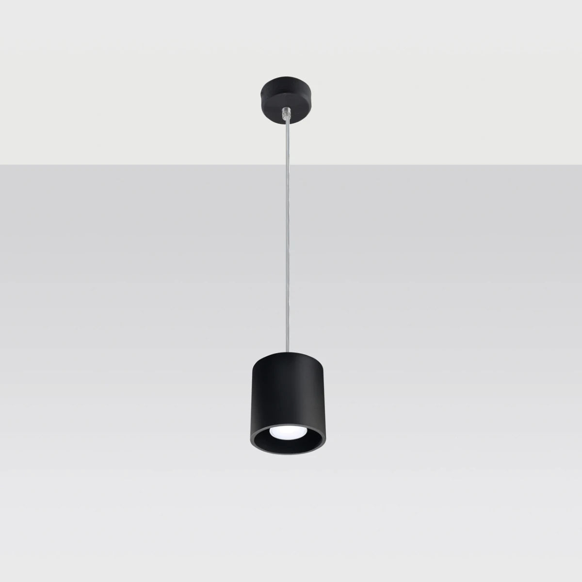 Aluminium Pendant Light With Orbis 1 Lamp - Deep Space