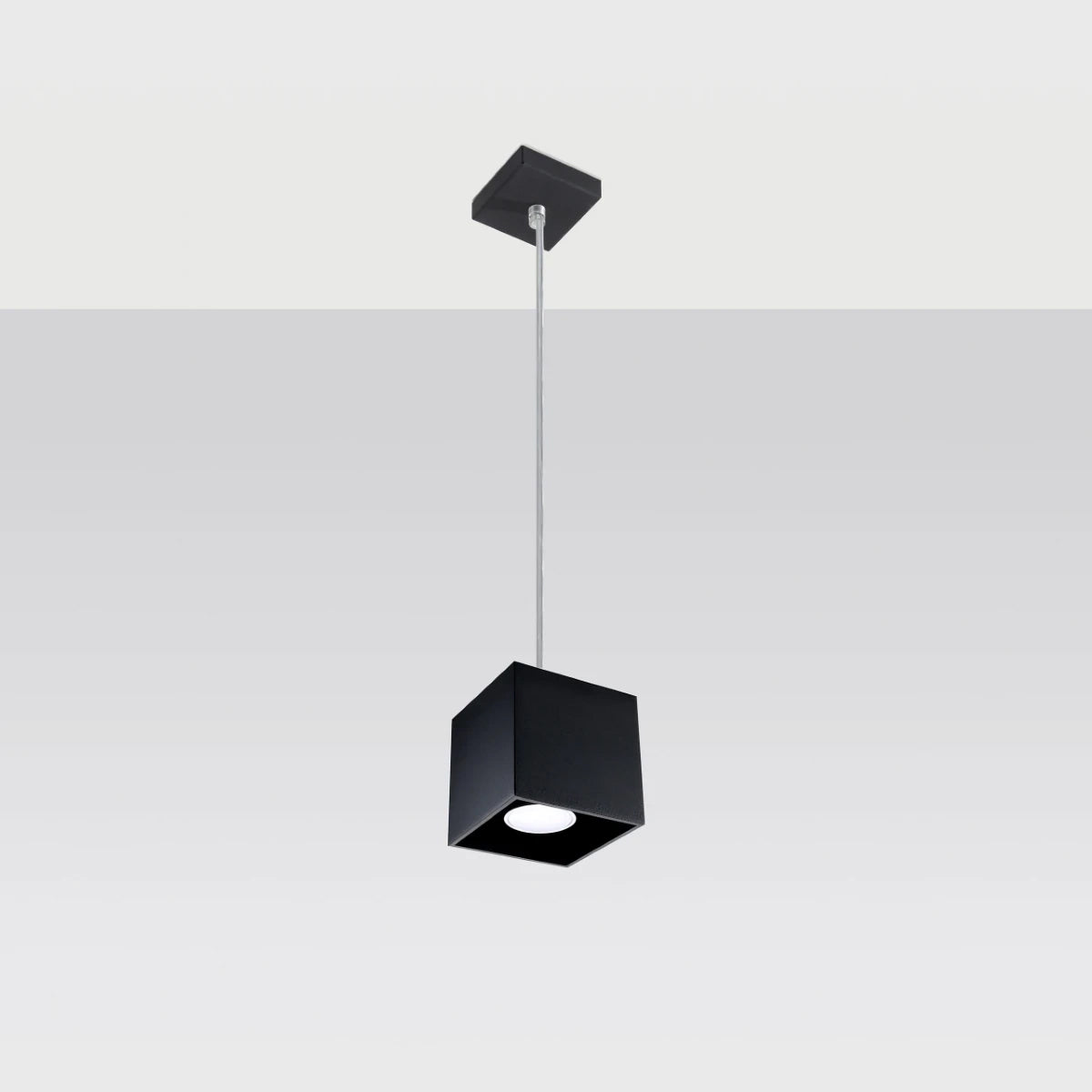 Aluminium Pendant Light With Quad 1 Lamp - Deep Space