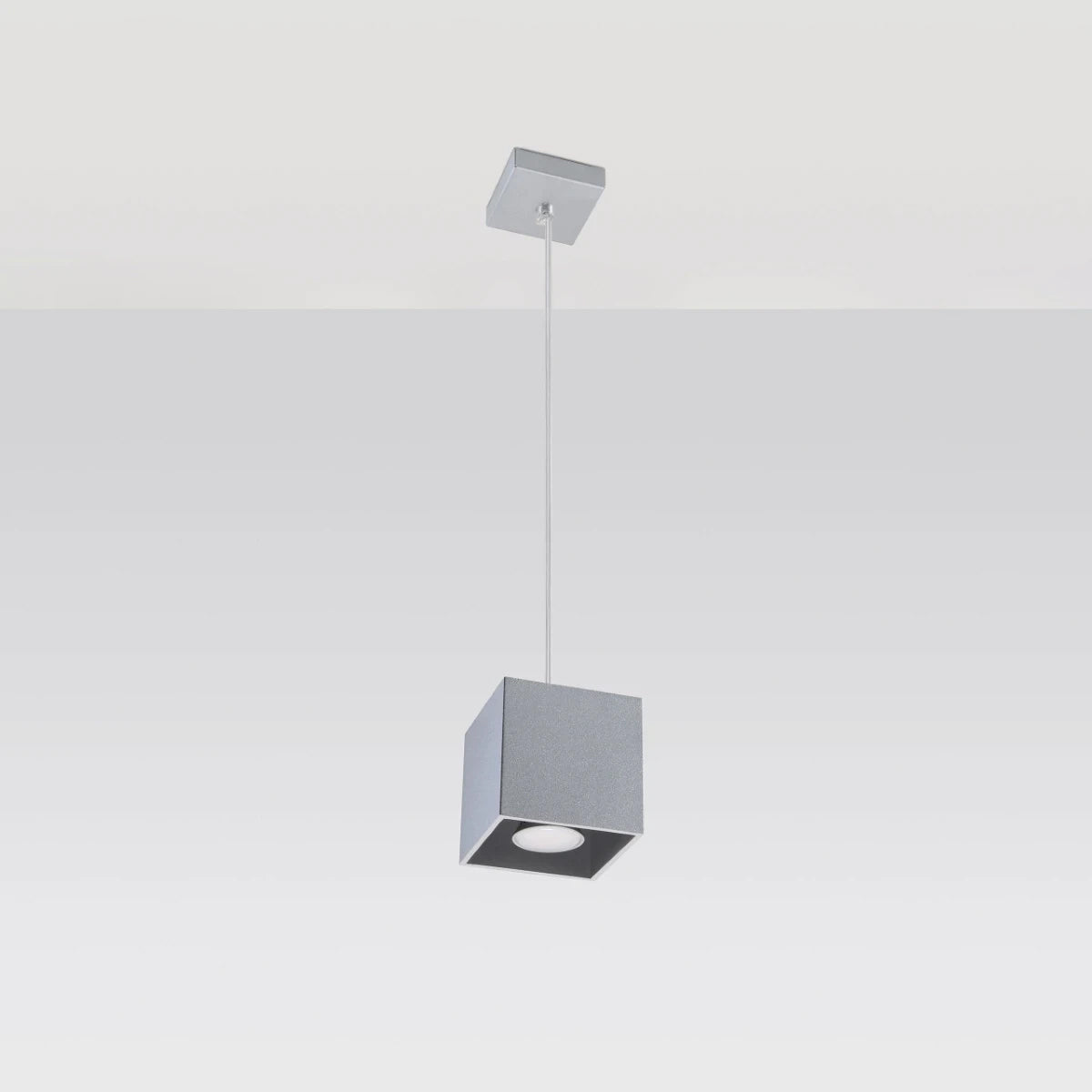 Aluminium Pendant Light With Quad 1 Lamp - Deep Space