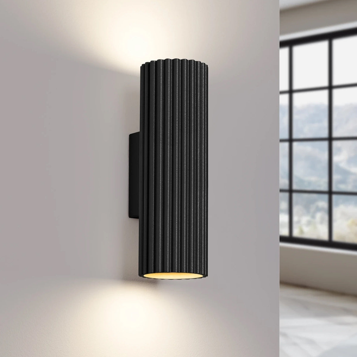 Aluminium Wall Light With Karbon 20 Lamp - Deep Space