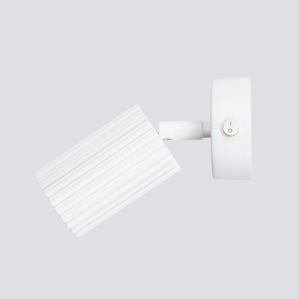 Aluminium Wall Light With Karbon Lamp And With A Switch - Deep Space