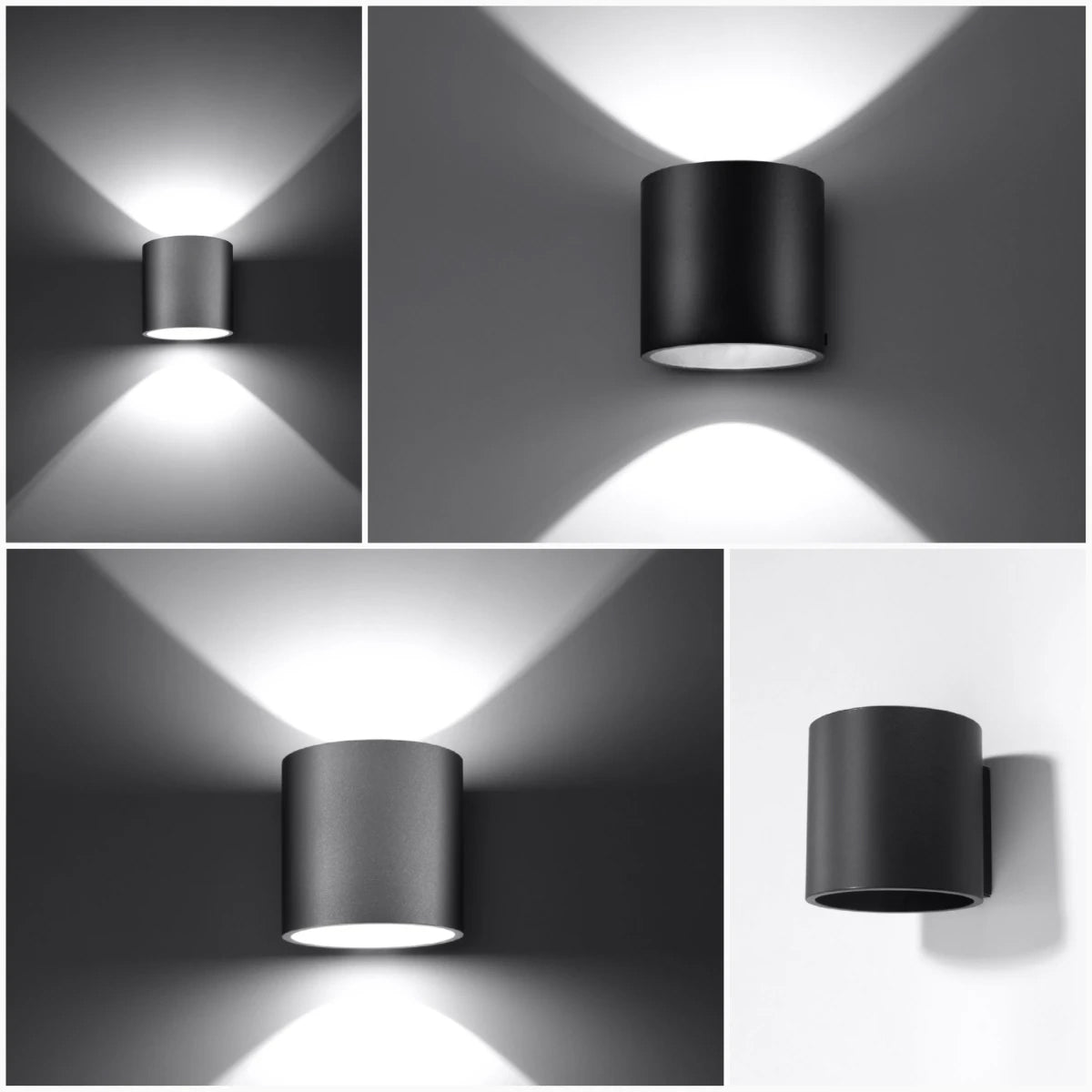 Aluminium Wall Light With Orbis 1 Lamp - Deep Space