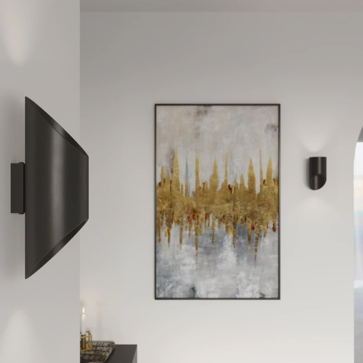 Aluminium Wall Light With Penne 20 Lamp - Ocean Green