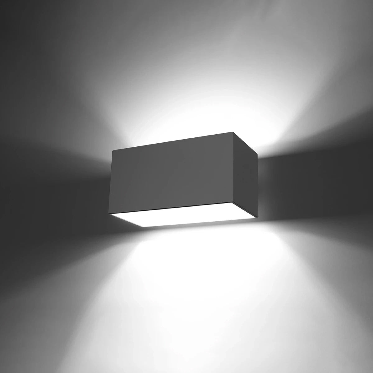 Aluminium Wall Light With Quad Maxi Lamp - Deep Space