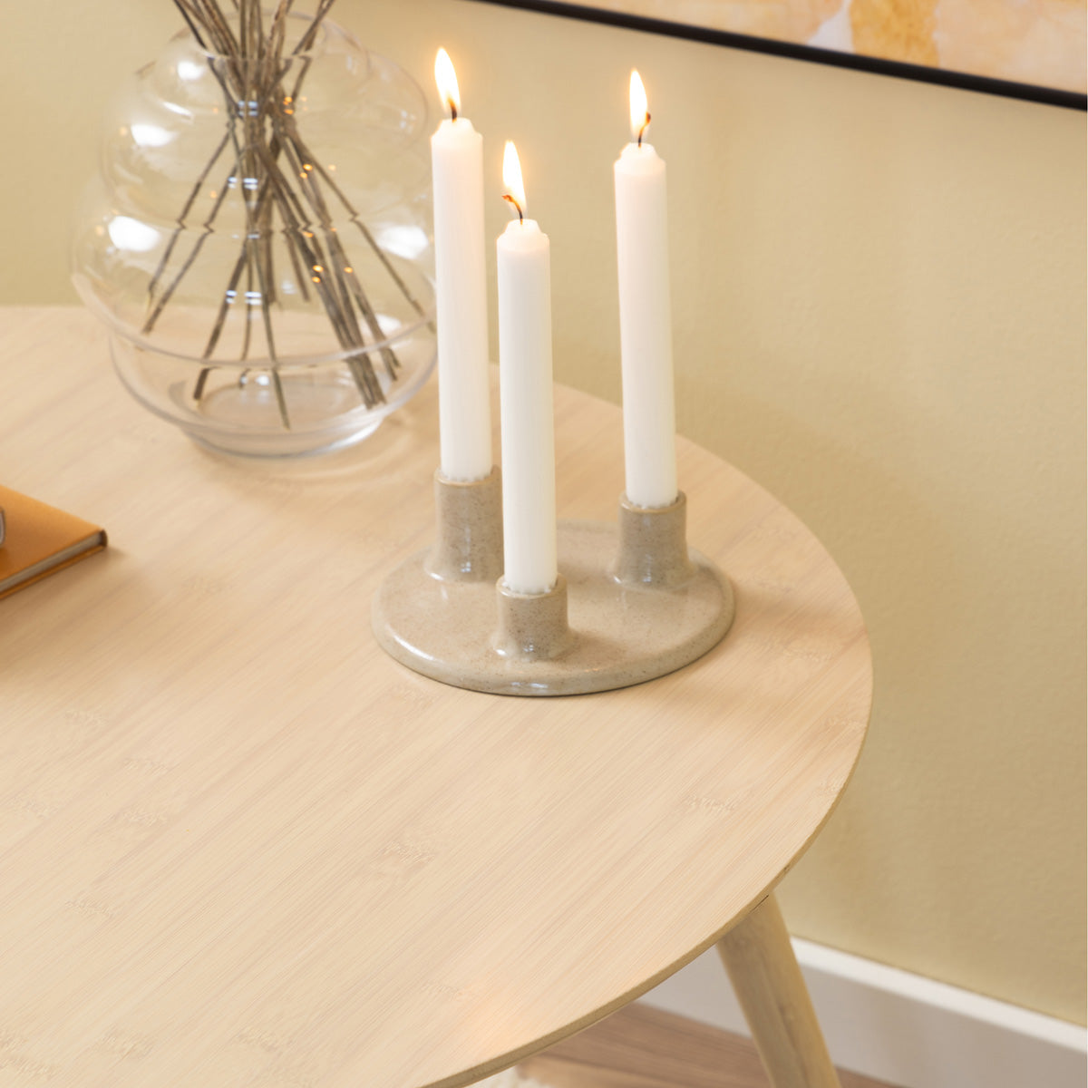 Bamboo Coffee Table Round - Roslin