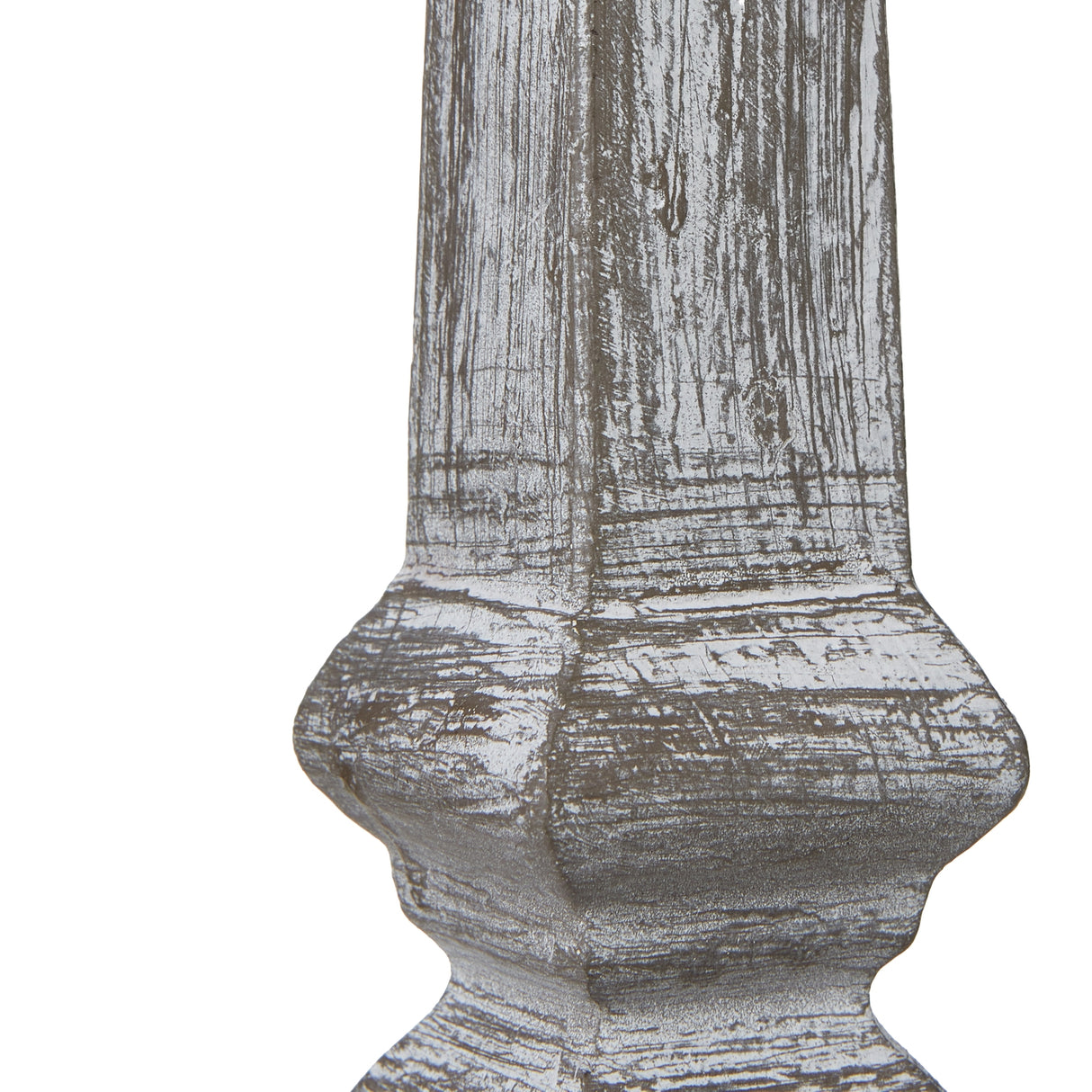 Beige Linen Shade Table Lamp With Column-Inspired Wooden Base - Capsa