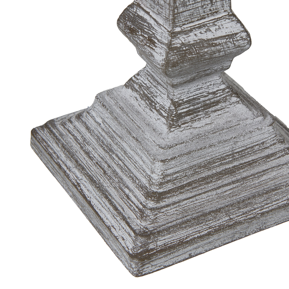 Beige Linen Shade Table Lamp With Column-Inspired Wooden Base - Capsa