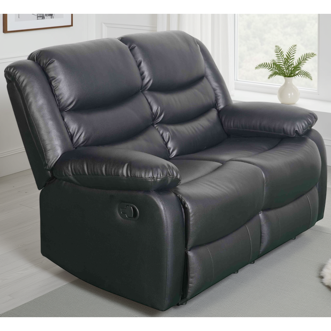 Bonded Leather 2 Seater Sofa Manual Recliner - Conrad